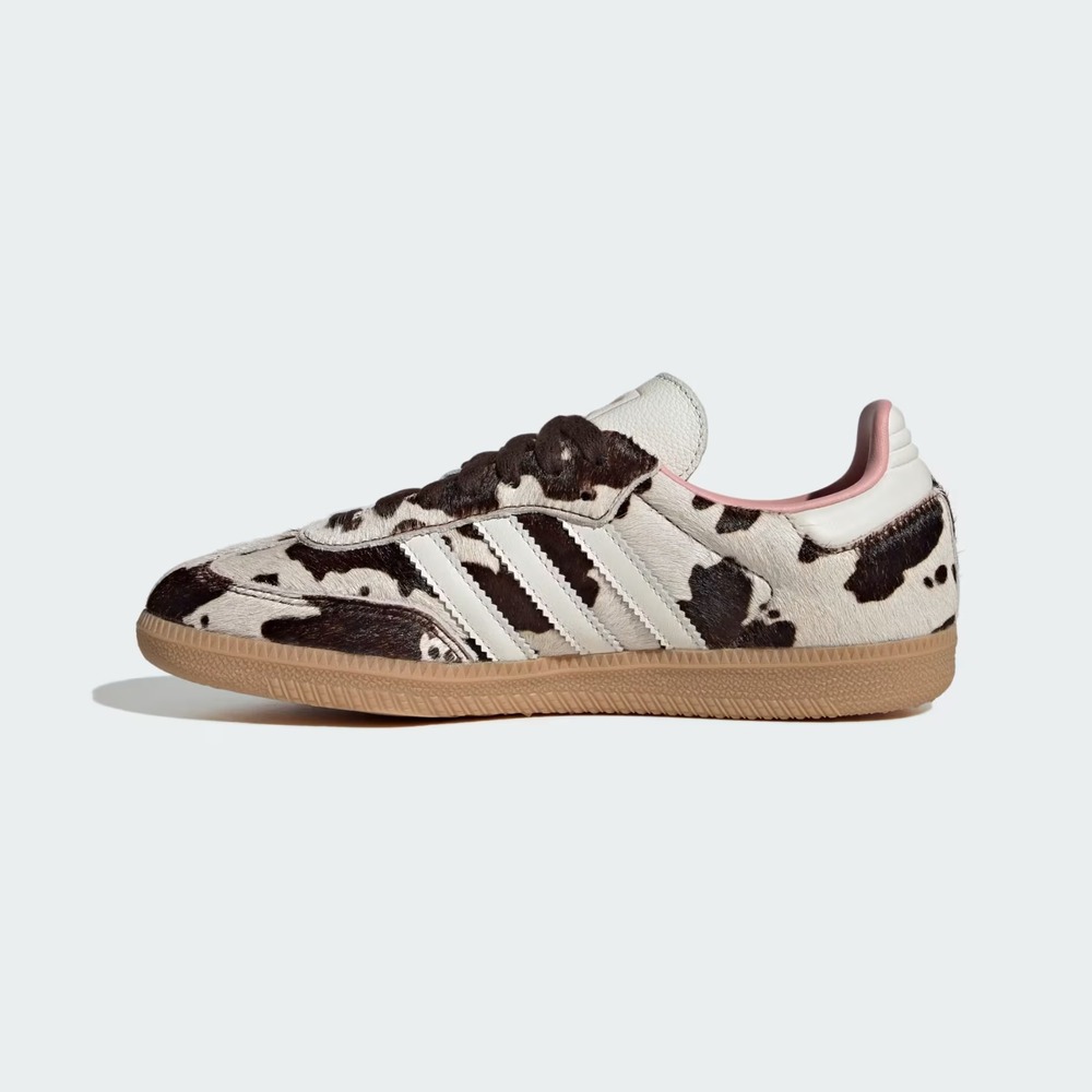 Size 8 - [NEW] Women's adidas Samba OG Shoes 'Cow Print' JR1256 - Picture 6 of 8